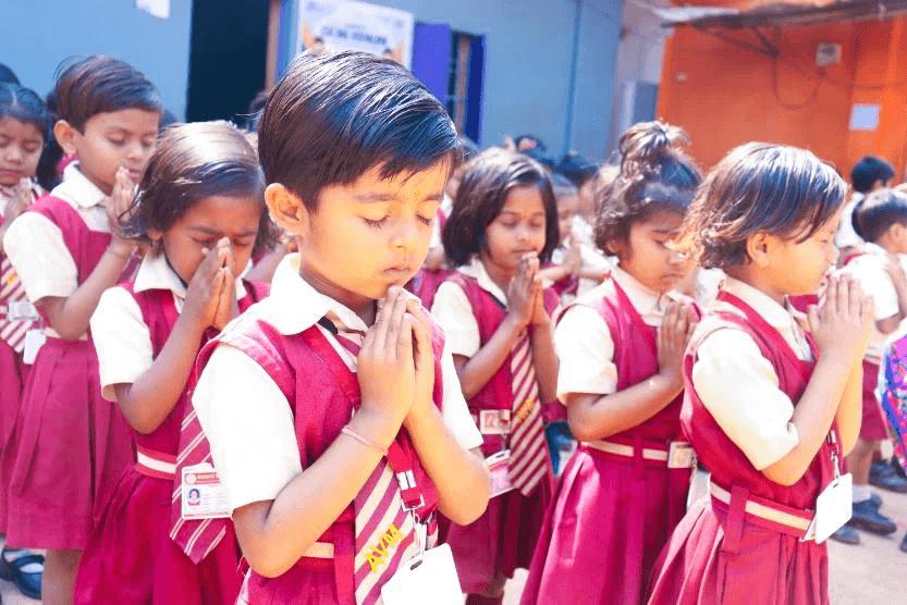 Students at Awanti Vidya Mandir